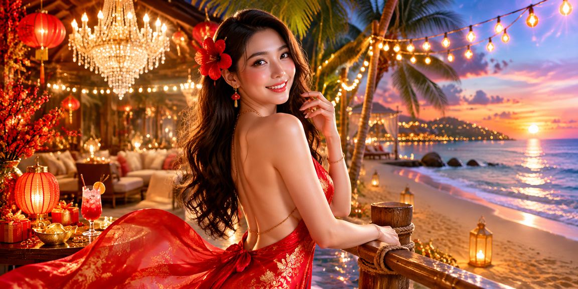 Không khí lễ hội Tết tại Phú Quốc kết hợp với trải nghiệm game trực tuyến